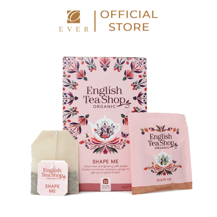ENGLISH TEA SHOP_Trà organic túi lọc Shape Me 20P 45g