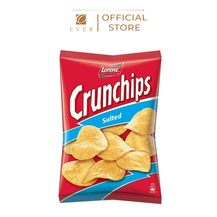 LORENZ_Snack khoai tây chiên Crunchips vị muối 100g