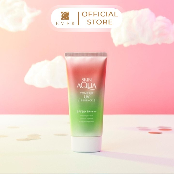 SKIN AQUA_KCN nâng tông hương hoa cỏ dành cho da xỉn màu SPF 50+ 80g