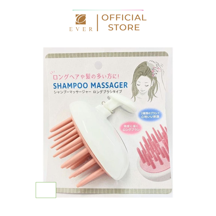 IP_Lược massage đầu mẫu trắng cam 8.5cm