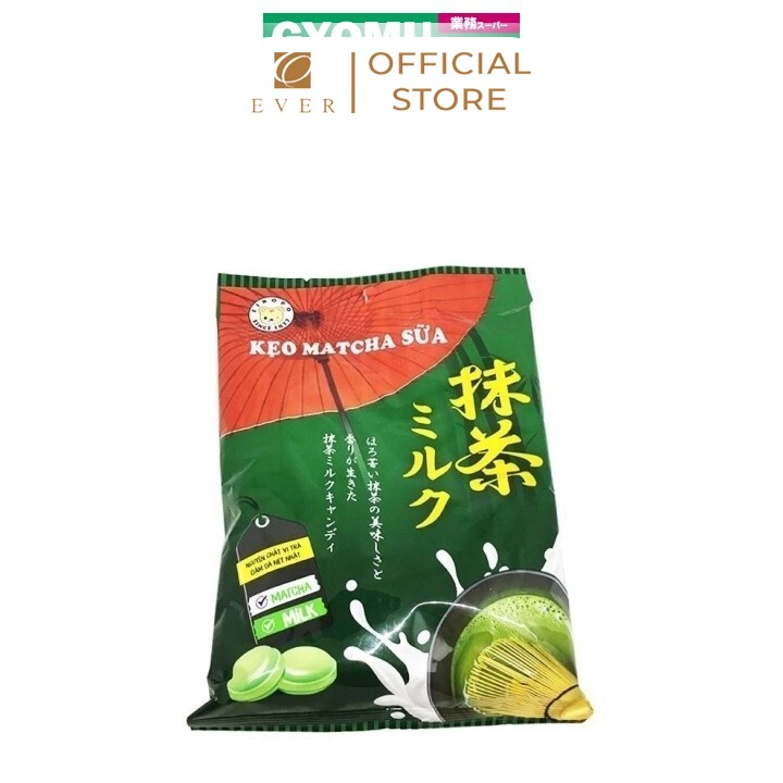 EIKODO_Kẹo vị trà xanh sữa 120g