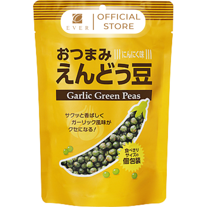 KOBE BUSSAN_Đậu hà lan sấy vị tỏi 100g