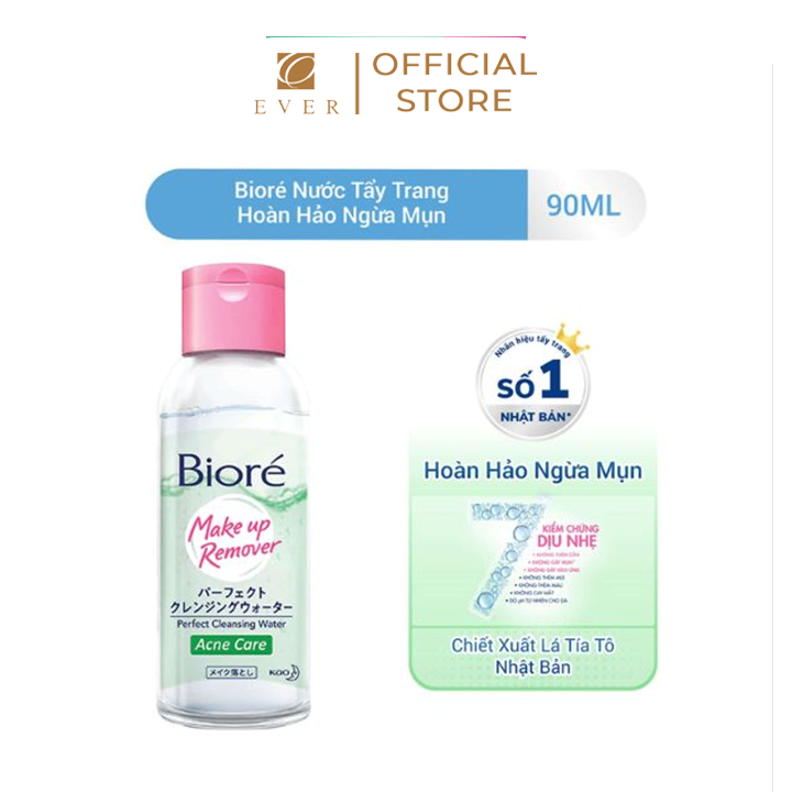 BIORÉ_Nước tẩy trang ngừa mụn 90ml