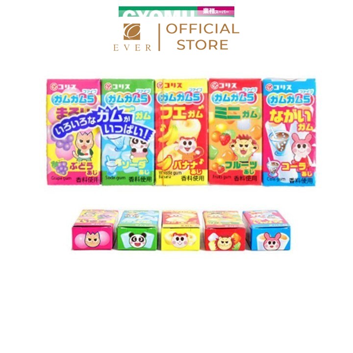 CORIS_Kẹo gum 5 vị trái cây cho trẻ em 37g