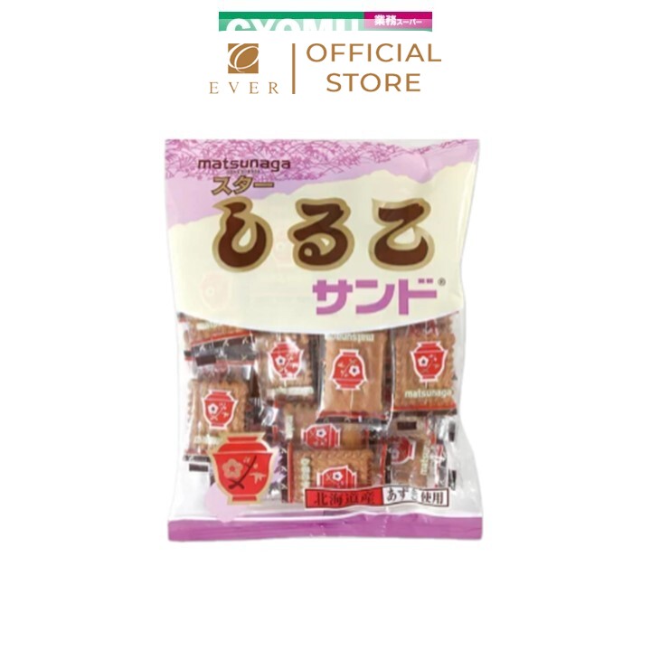 MATSUNAGA_Bánh quy Shiruko nhân đậu đỏ 160g