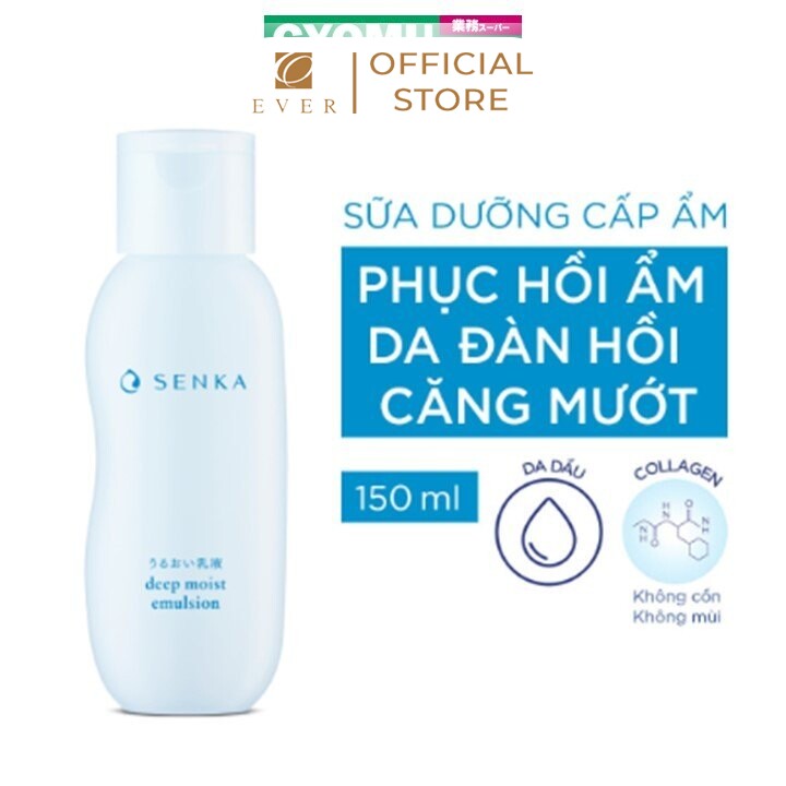 SENKA_Nước hoa hồng cân bằng và dưỡng ẩm chuyên sâu 150ml