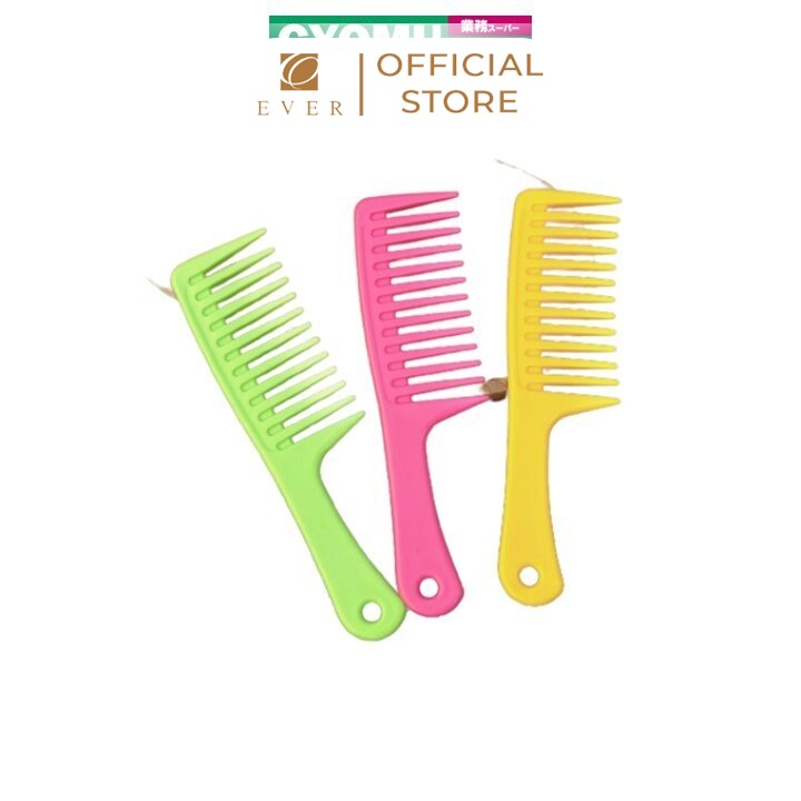 TAGAMI_Lược chải tóc bản to suôn mềm 24*6cm