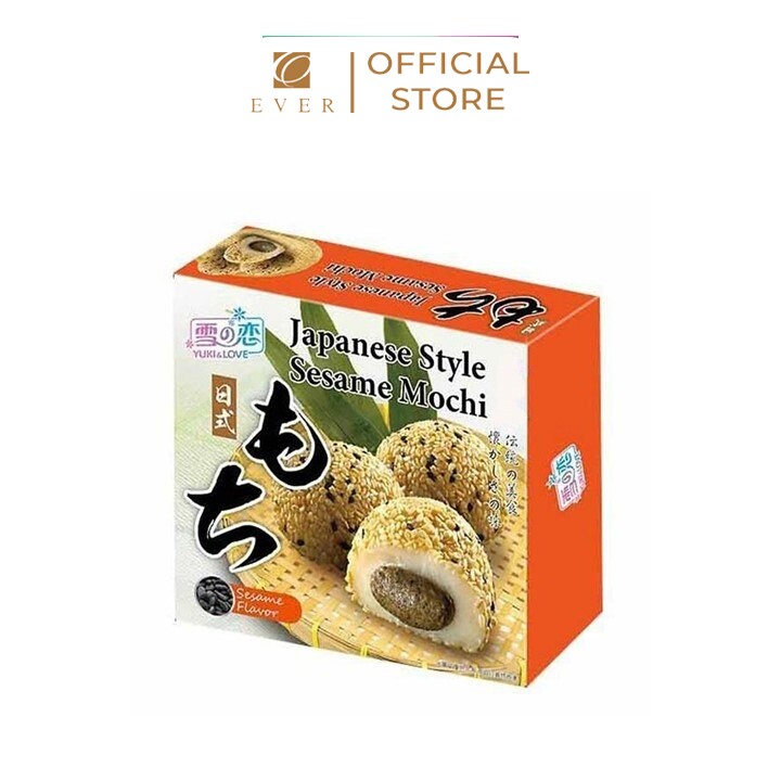 YUKI & LOVE_Bánh mochi nhân mè 140g