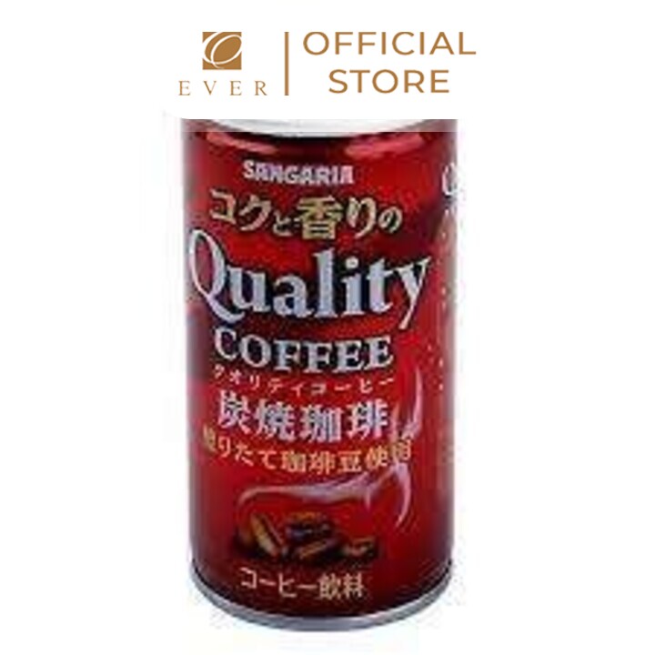 SANGARIA_Cafe đen rang than uống liền 185g