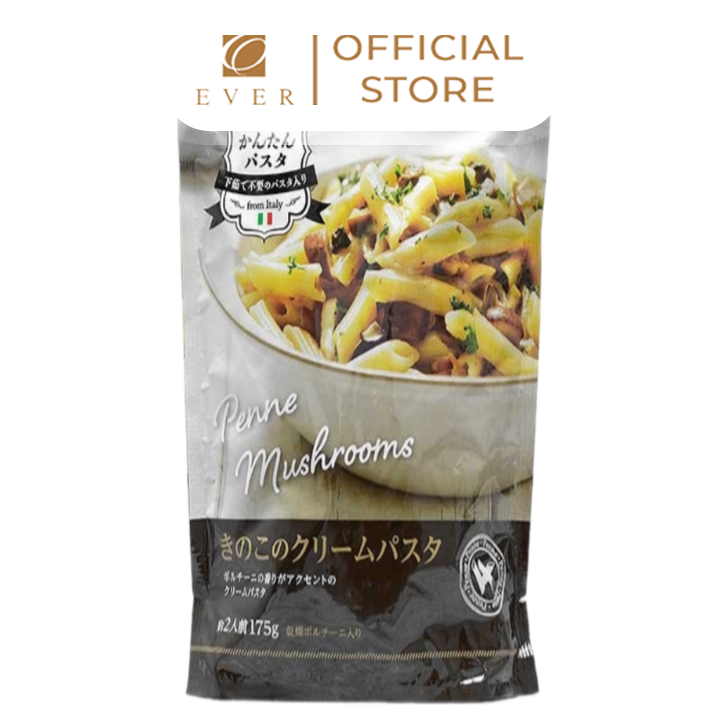 KOBE BUSSAN_Mì ống ăn liền sốt kem nấm 175g