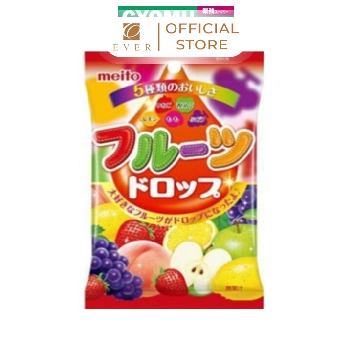 MEITO_Kẹo ngậm vị trái cây tổng hợp 85g (4902757260101)