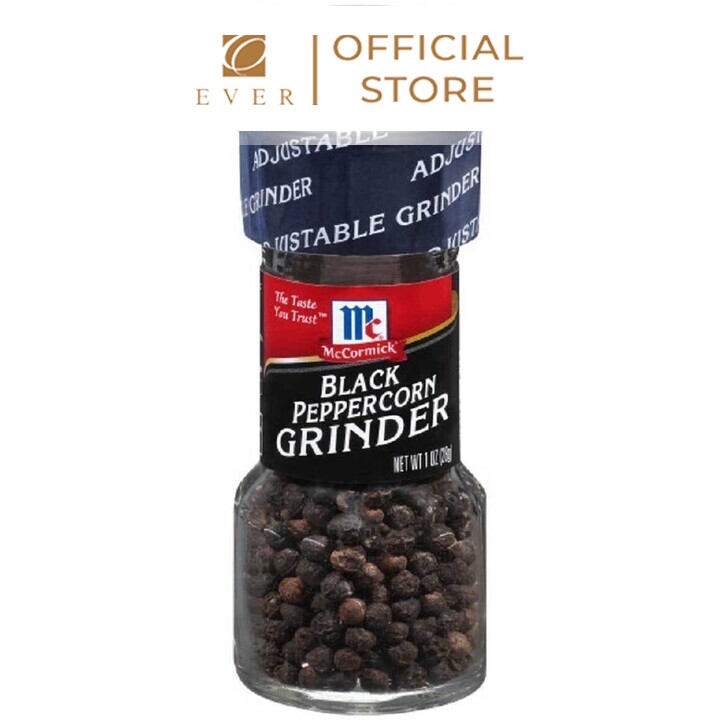 MCCORMIK_Tiêu đen nguyên hạt kèm đầu xay 28g