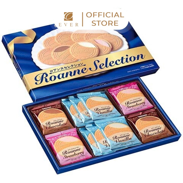 BOURBON_Bánh quy Roan Selection nhân kem 200.4g