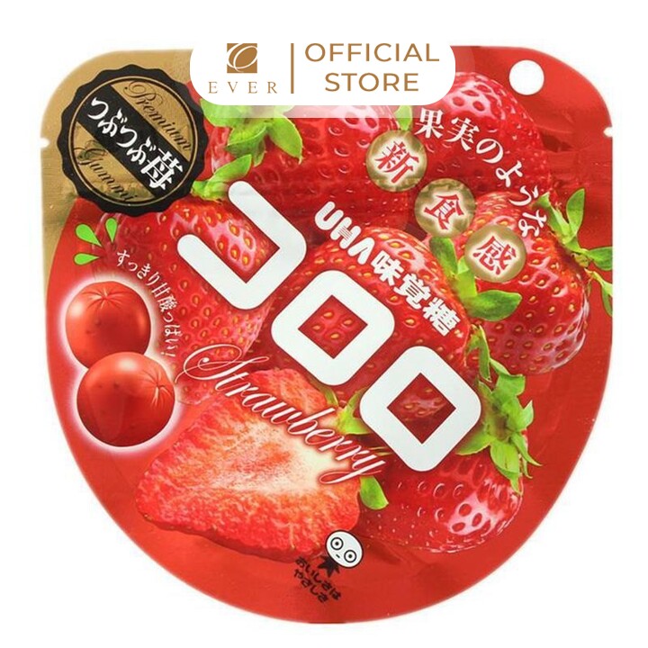 UHA_Kẹo dẻo Koroco vị dâu 40g