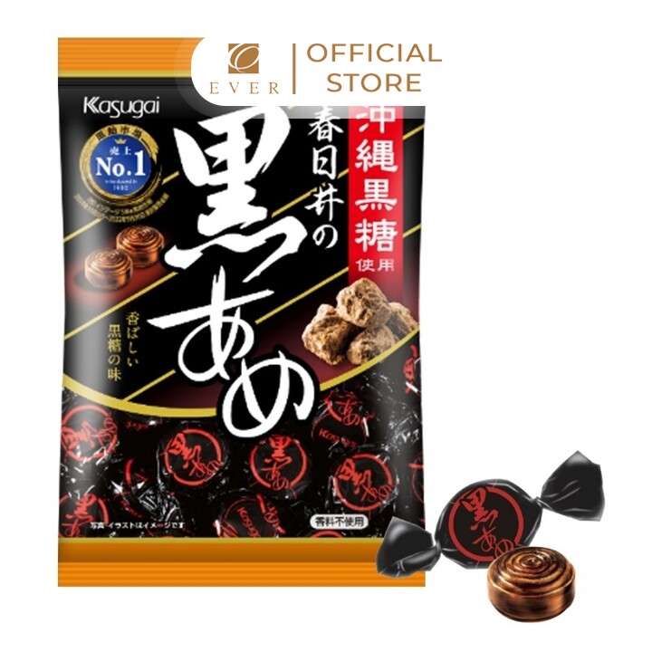 KASUGAI_Kẹo vị đường đen 110g