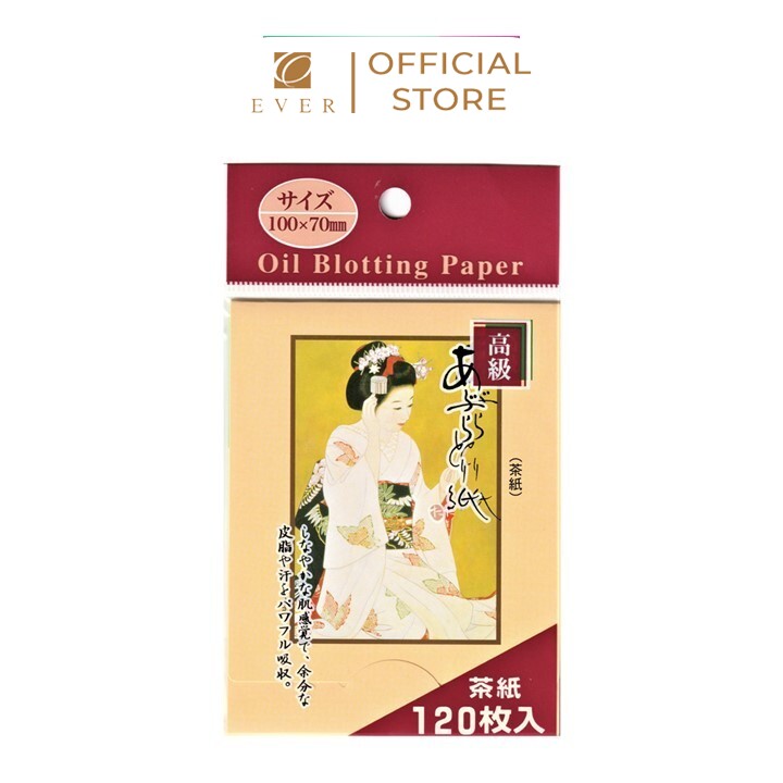 GEISHA_Giấy thấm dầu mặt Nhật Bản 120 miếng