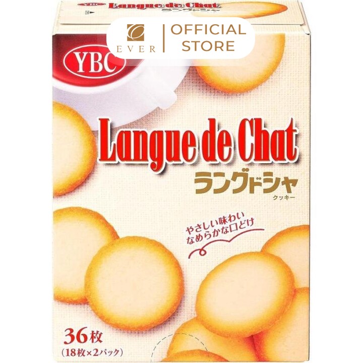 YBC_Bánh quy Langue De Chat vị truyền thống 117g