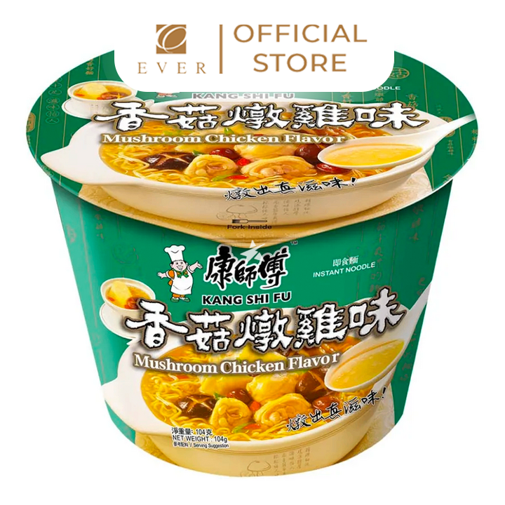KANG SHI FU_Mì ăn liền vị gà nấm hương 104g
