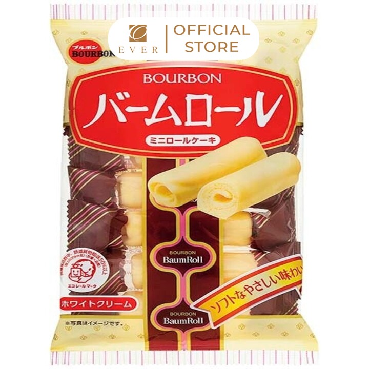 BOURBON_Bánh cuộn nhân kem 91g (4901360354184)