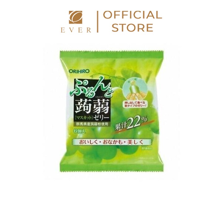 ORIHIRO_Thạch vị nho xanh 120g