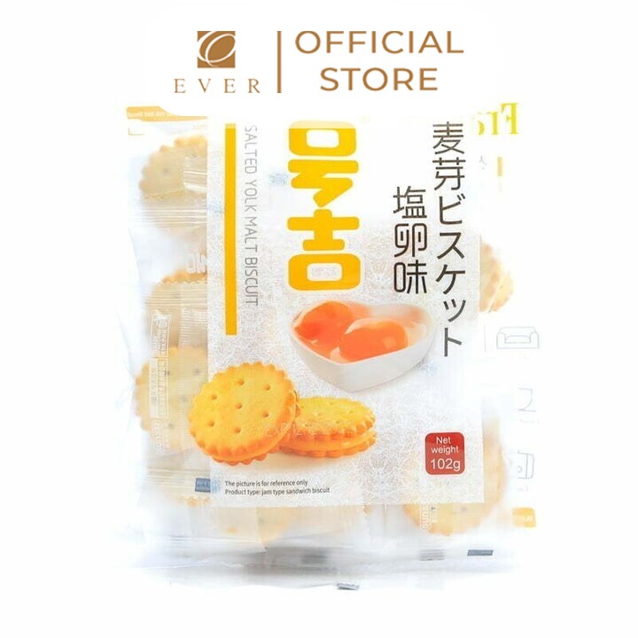 FRANZZI_Bánh quy nhân mạch nha lòng đỏ trứng muối 102g