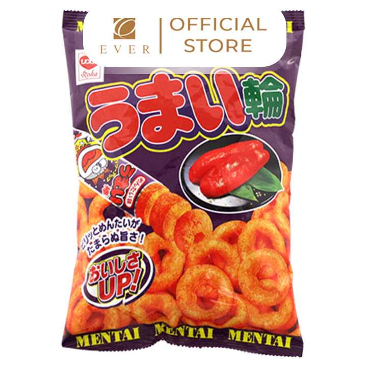 RISKA_Snack vòng vị trứng cá tuyết 75g