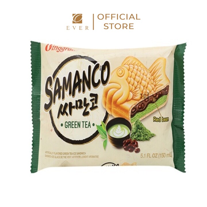 BINGGRAE_Kem bánh cá vị trà xanh đậu đỏ 150ml