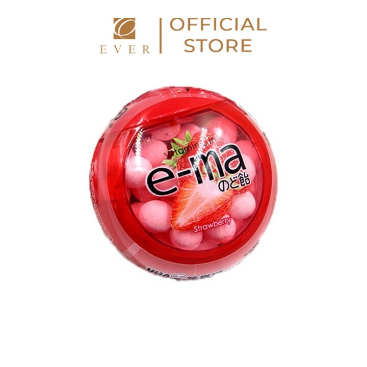 UHA_Kẹo Ema bổ sung vitamin C vị dâu 33g