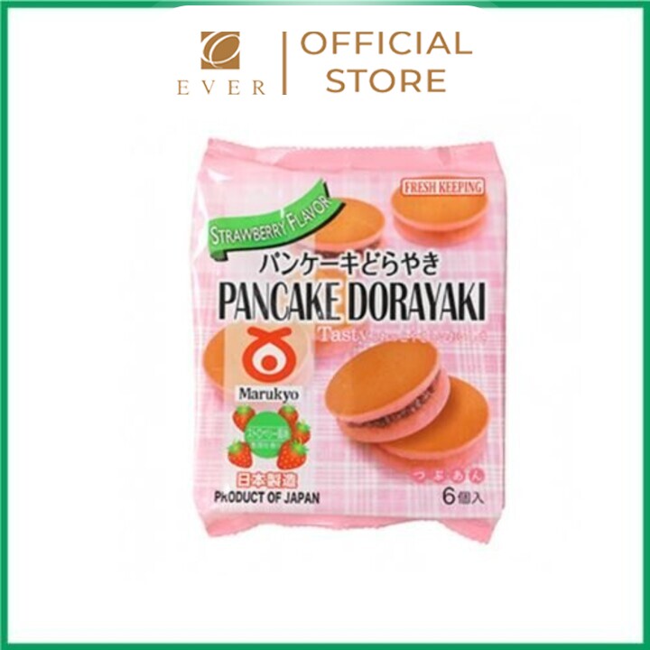 MARUKYO_Bánh pancake dorayaki vị dâu 310g