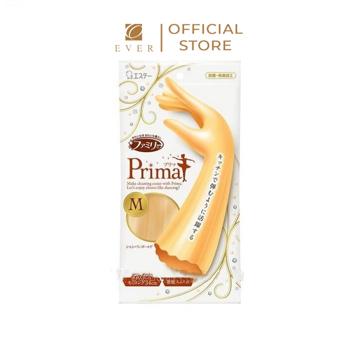 PRIMA_Găng tay cao su tự nhiên cao cấp size M 34cm