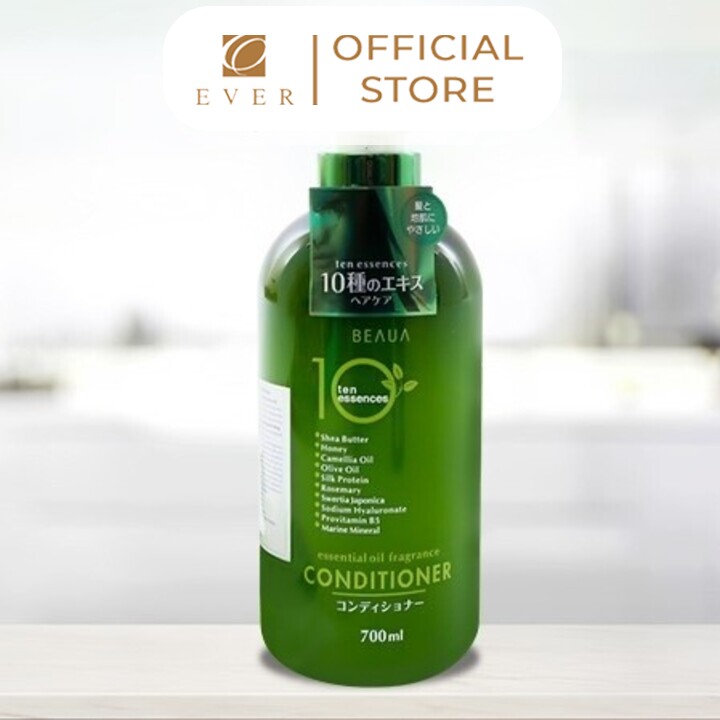 KUMANO_Dầu xả Beaua 10 loại tinh chất phục hồi 700ml