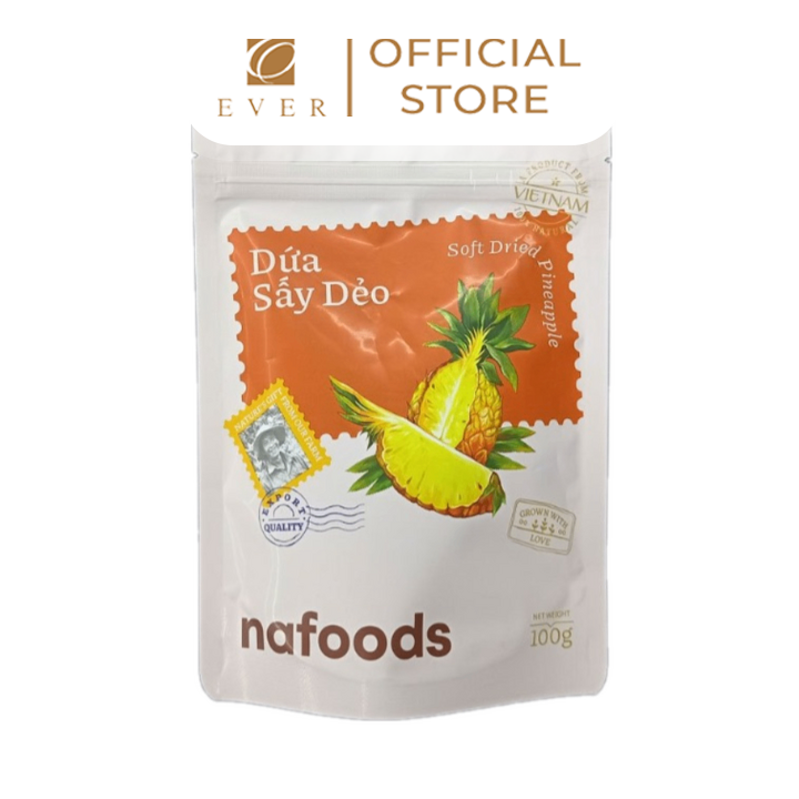 NAFOODS_Dứa sấy dẻo 100g