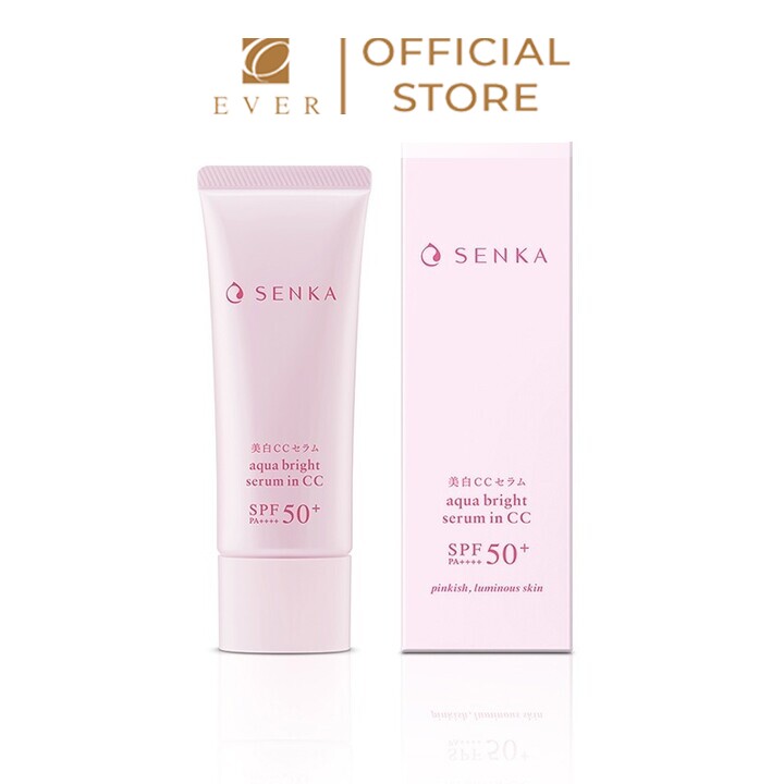 SENKA_Serum 3in1 chống nắng, nâng tông, dưỡng trắng 40g