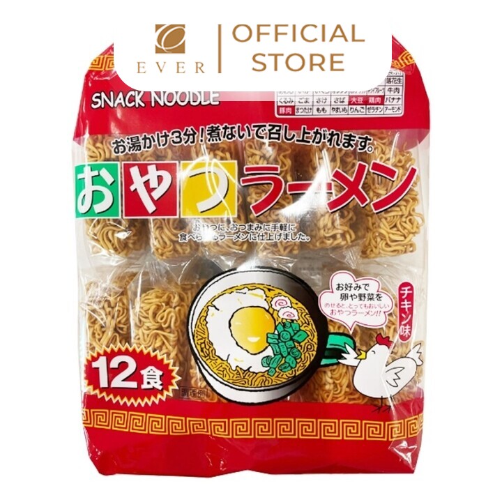 MITSUBISHI_Mì ăn liền vị gà trứng 336g