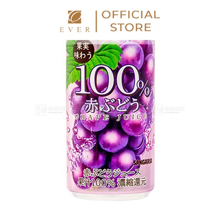 SANGARIA_Nước ép nho nguyên chất 190g