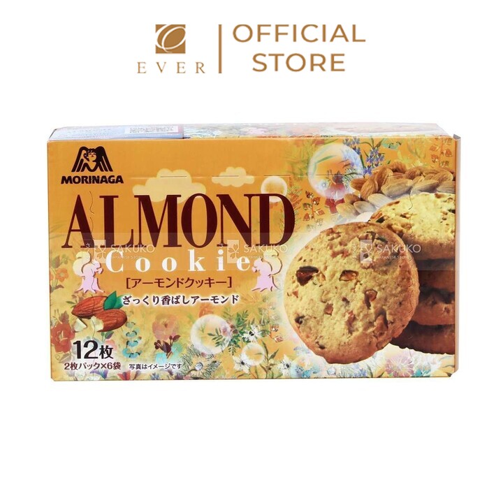 MORINAGA_Bánh quy hạnh nhân 12P