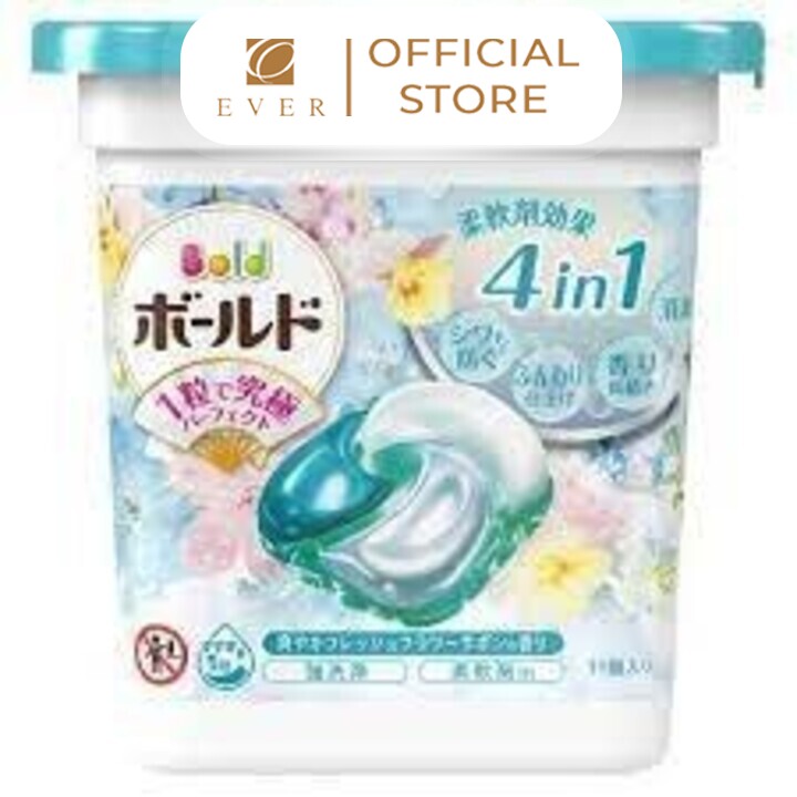 P&G_Viên giặt Bold Gel Ball 4in1 hương hoa tươi mát hộp 11 viên