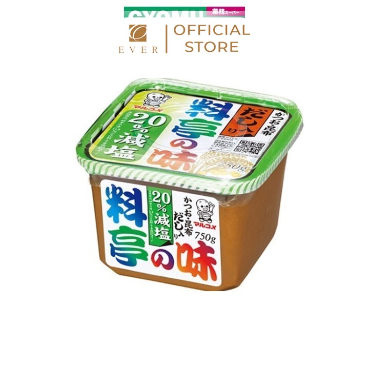 MARUKOME_Tương miso giảm muối có dashi 750g