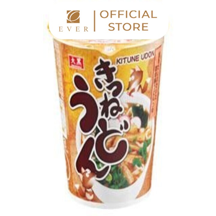 DAIKOKU_Mì hộp udon vị kitsune (vỏ đậu chiên tẩm gia vị) 68g