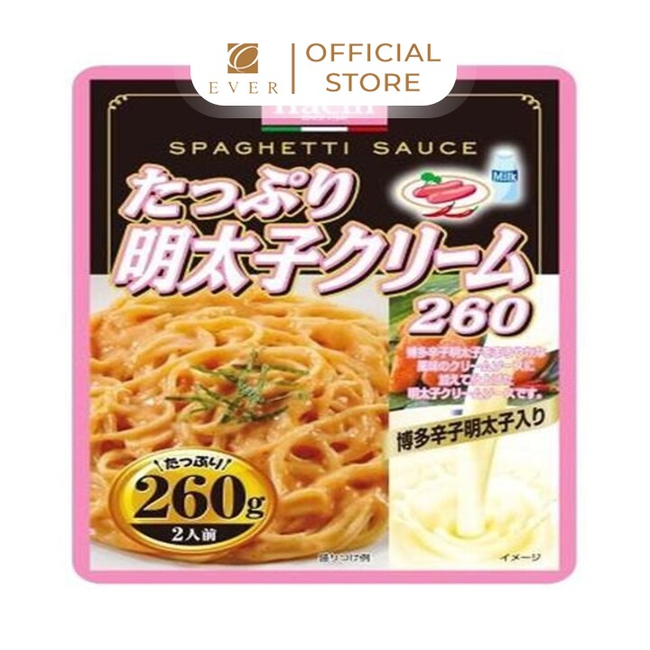 HACHI_Sốt mì spaghetti vị trứng cá tuyết kem 260g