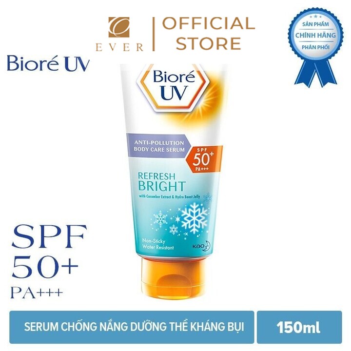 BIORÉ_Serum chống nắng dưỡng thể sáng mịn mát lạnh 50ml