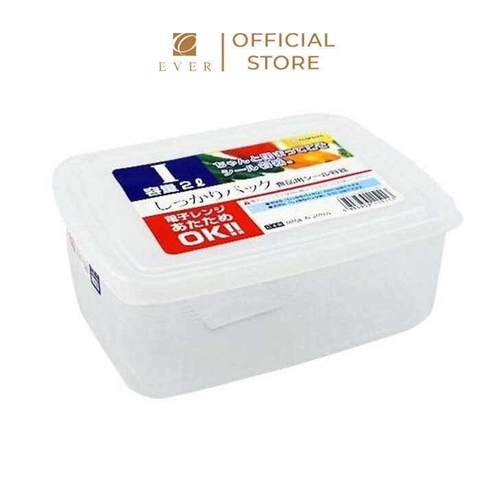 NAKAYA_Hộp nhựa đựng thực phẩm nắp dẻo 2L