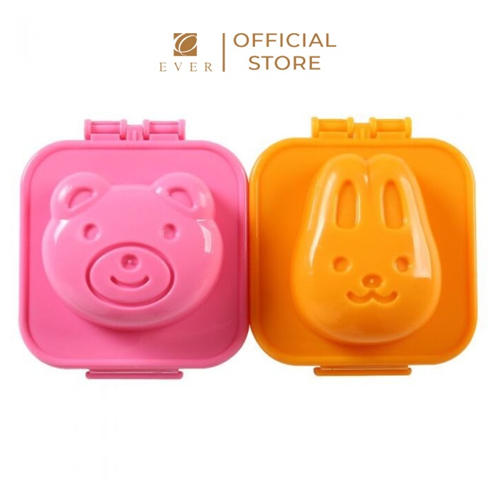 KOKUBO_Khuôn cơm hình gấu, thỏ size L