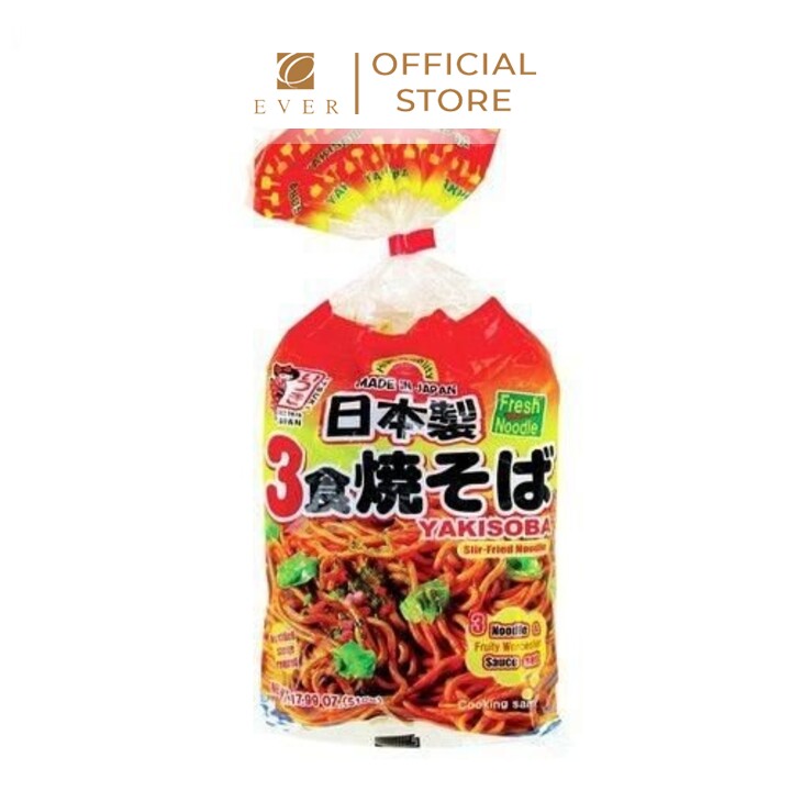 ITSUKI_Mì xào yakisoba kèm sốt 3P 510g