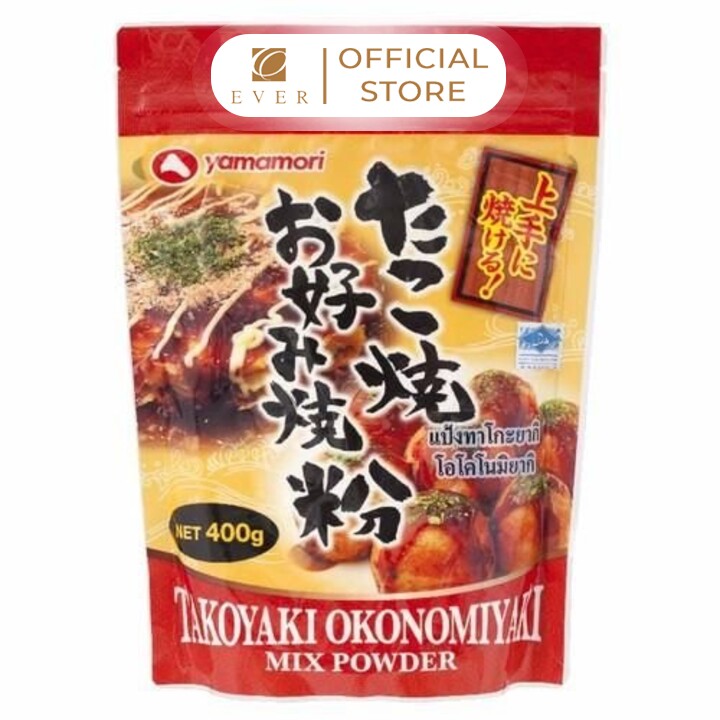 YANAMORI_Bột làm bánh takoyaki và bánh xèo okonomiyaki 400g