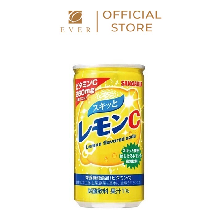 SANGARIA_Nước ngọt có ga vị chanh 190ml