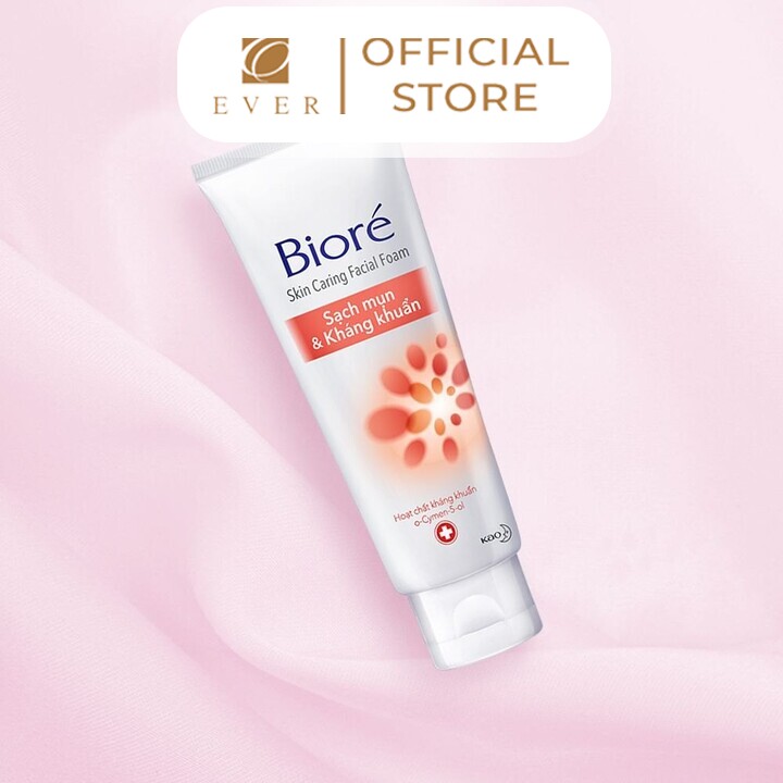 BIORÉ_SRM ngừa mụn và kháng khuẩn 100g