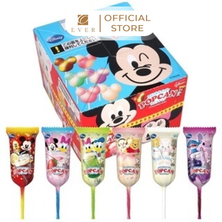 GLICO_Kẹo mút hình hoạt hình Disney vị trái cây 10.5g
