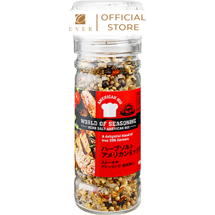 KOBE BUSSAN_Muối thảo mộc kiểu Mỹ kèm đầu xay 60g