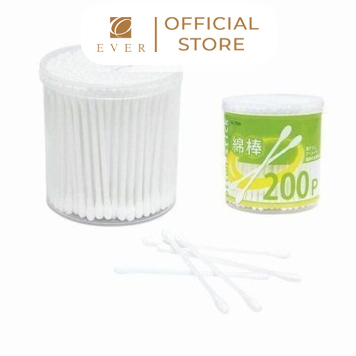 IMA_Bông ngoáy tai màu xanh kháng khuẩn hộp 200P